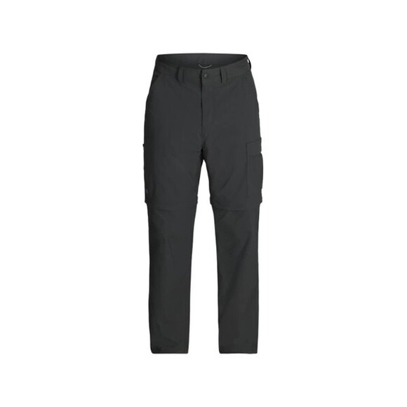 Men's Royal Robbins Wilder Zip-Off Convertible Pants 36 Charcoal Regular